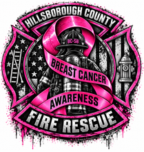 Load image into Gallery viewer, HCFR Breast Cancer Awareness Benefit T-Shirt – Supporting Battalion Chief Deninno