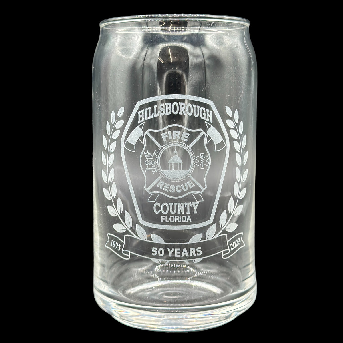 HCFR 50th Anniversary 16 oz. Can Glass – CaldwellsCustoms