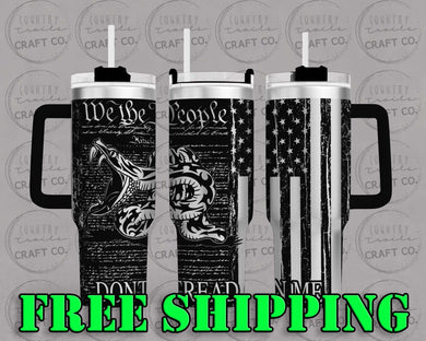 40oz We The People Dupe Tumbler Gift 215
