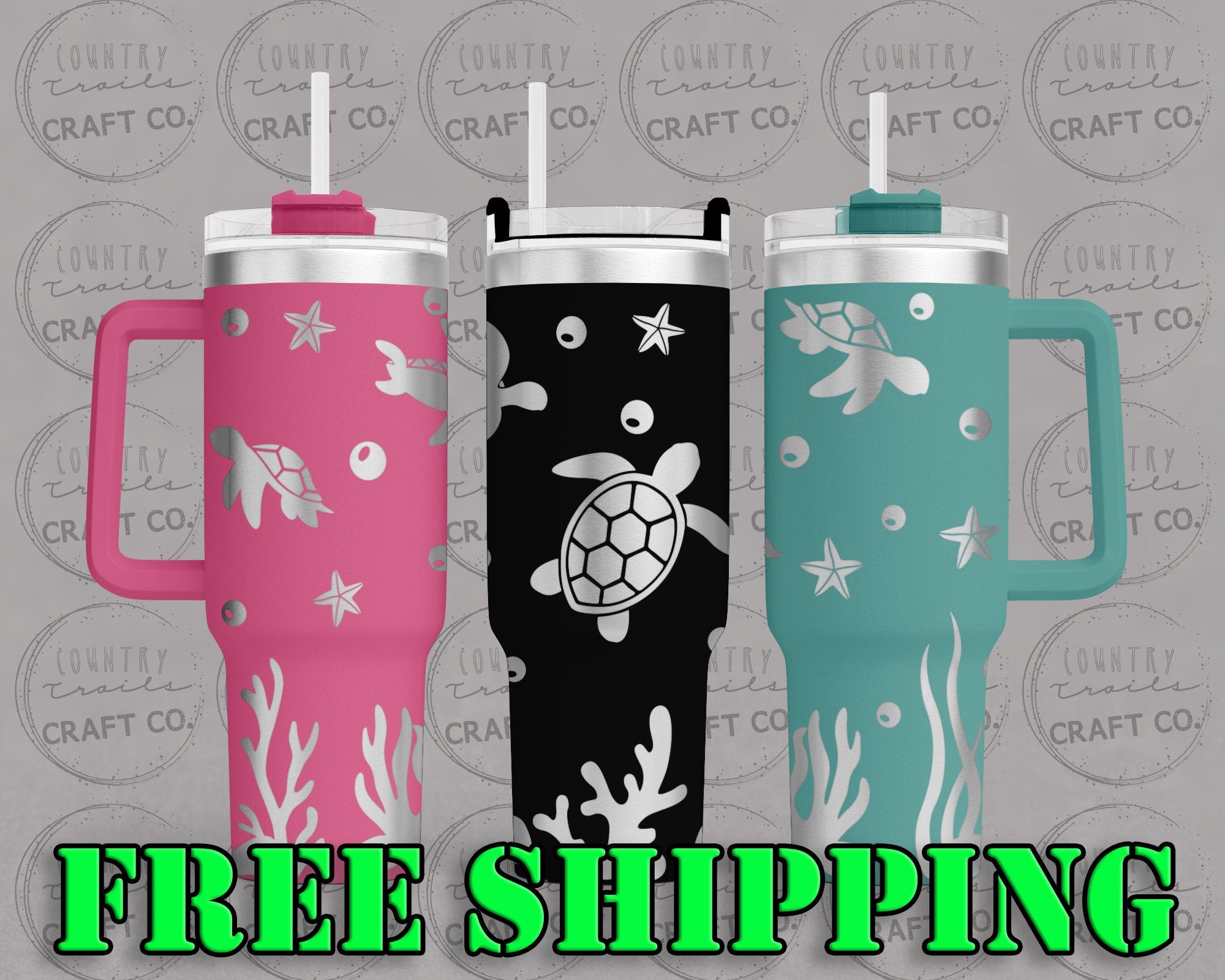 40oz Turtle Dupe Tumbler Gift 247 – CaldwellsCustoms